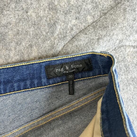 Rag & Bone Jeans Womens 30 Justine High-rise Cropped Flare-leg Jeans In Gem - Picture 10 of 10